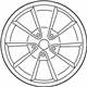 Mopar 5NA92S4AAB Steel Wheel