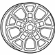 Mopar 5PN341STAA Aluminum Wheel