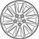 Mopar 1LS51GSAAB Aluminum Wheel