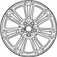 Mopar 1LS53SZ0AB Aluminum Wheel