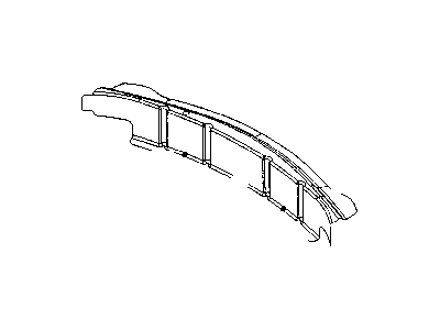 Mopar 4856729 Trough Assembly Upper Deck Panel Front