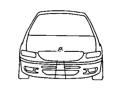 Chrysler Town & Country Emblem - 4676908