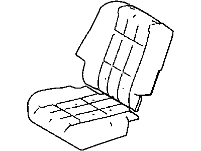Mopar ZS021D5AA Rear Seat Cushion Cover Right