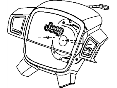 Mopar 1KQ39XZAAA Bezel-Steering Wheel
