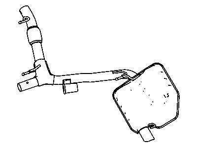 2013 Chrysler 300 Exhaust Pipe - 4578982AB