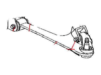 Chrysler Prowler Control Arm - 4865322AA