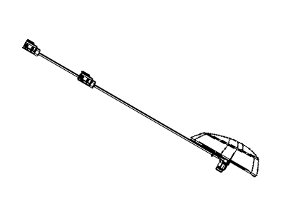 Mopar 5091987AA Antenna-Base Cable And Bracket