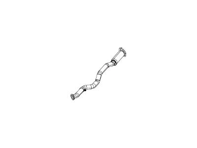 Mopar 68110134AE Front Exhaust Pipe