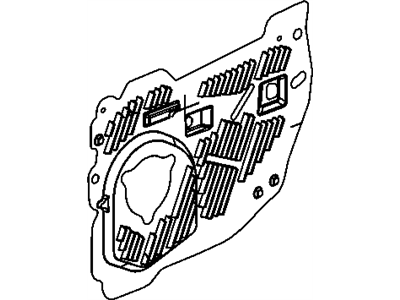 Mopar 5152131AA Shield-Front Door