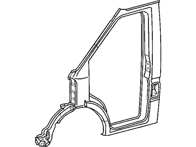 Mopar 5104182AA Panel-Body Side Door