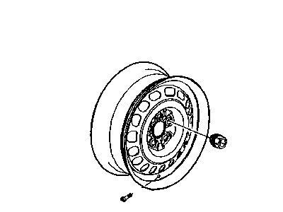 Mopar 5085551AB Aluminum Wheel