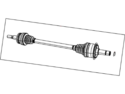 Dodge Charger Axle Shaft - 53010670AD