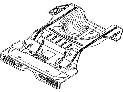 Chrysler Sebring Floor Pan - 4646557AC