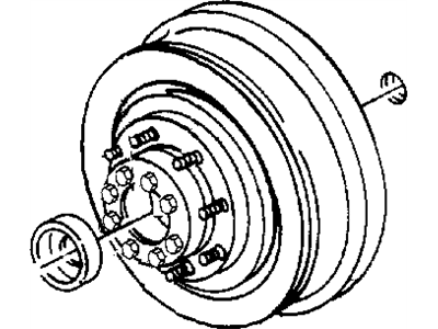 Mopar 52009517 Rear Wheel Hub