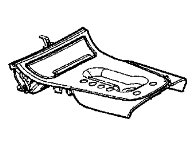 Mopar SG301FKAC Bezel-Console SHIFTER