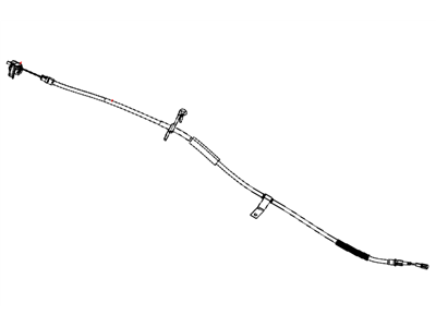 Ram Parking Brake Cable - 4779807AD