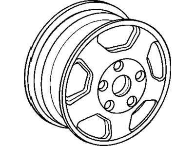 Mopar 5128903AA Aluminum Wheel
