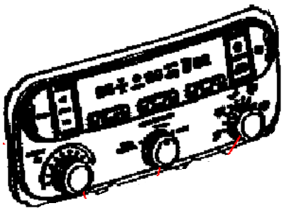 Dodge Caravan A/C Switch - 5005001AG