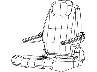 Mopar 68101730AA Seat Cushion Foam Second Row