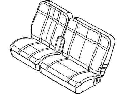 Mopar 1FQ881D1AA Rear Seat Cushion Right