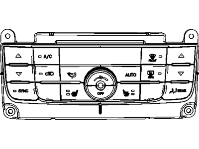 Mopar 55111865AN Air Conditioner And Heater Control