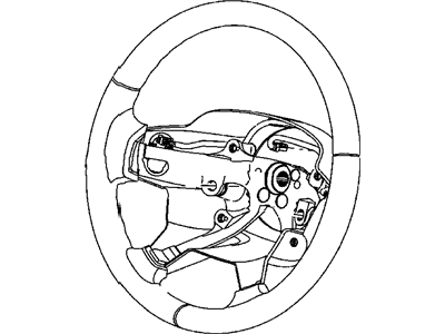 Mopar 1TE63DX9AB Cover-Steering Wheel Back