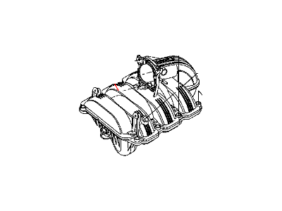 Mopar 53031080AE Engine Intake Manifold Upper
