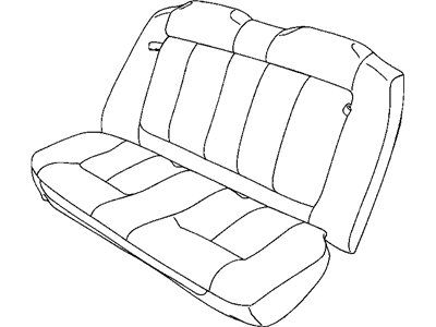 Mopar XL391DVAA Rear Seat Cushion
