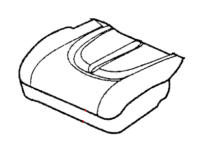 Mopar XB751L5AA Front Seat Driver Cushion (Includes Cover, Pad, Recliner)