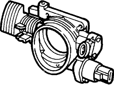 Chrysler Throttle Position Sensor - 4897247AA