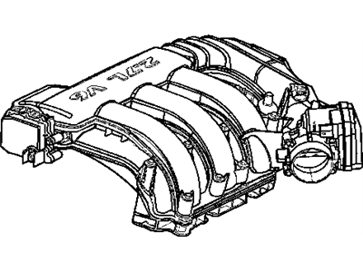 2007 Chrysler Sebring Throttle Body - 4861694AA