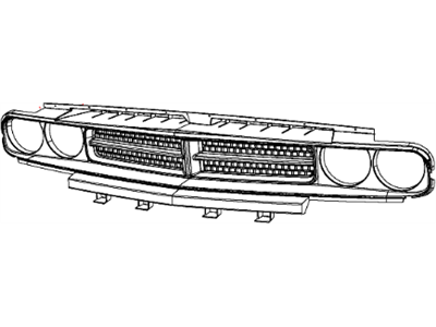 2011 Dodge Challenger Grille - 68109855AA