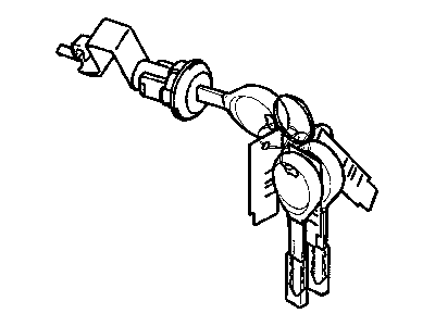 Mopar MR990836 Cylinder Lock-Deck Lid Lock