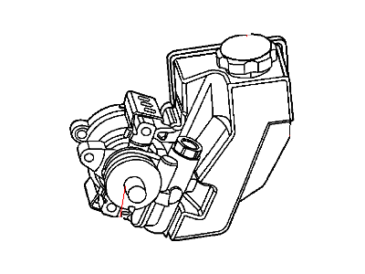 Mopar 5080551AB Power Steering Pump With Pulley