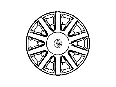 Mopar WA25PAKAA Wheel Cover