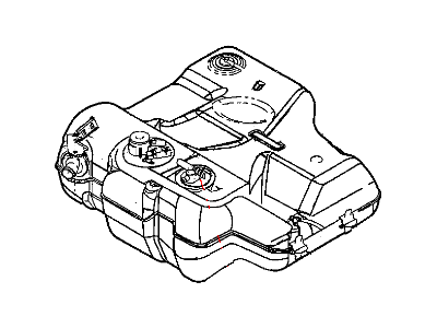 2000 Chrysler LHS Fuel Tank - 5016223AA