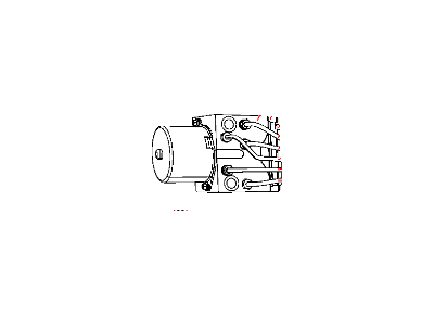Mopar 52013165AH Tube Assembly-Master Cylinder To HCU