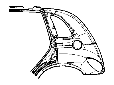 Mopar 5066401AD Panel-Body Side Aperture Rear