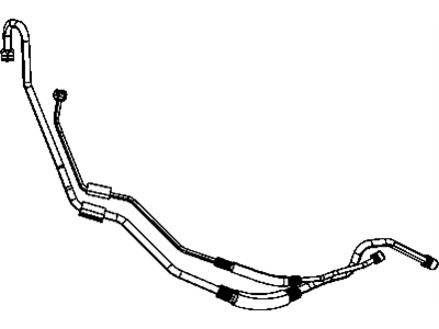 2011 Chrysler Town & Country A/C Hose - 68125527AA