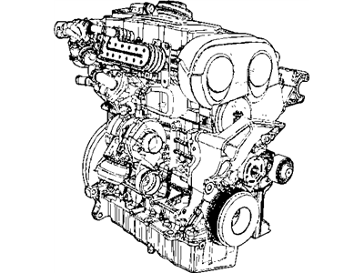Mopar 68040870AB Engine-Long Block