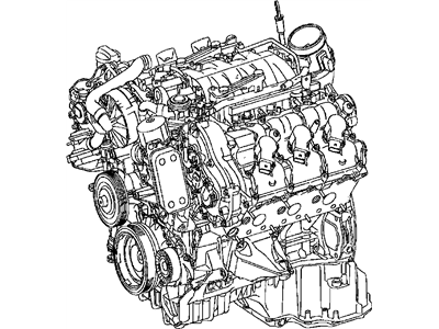 Mopar 68013133AA Engine-Complete