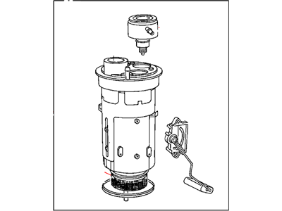 Mopar 4897668AC Fuel Pump/Level Unit Module Kit