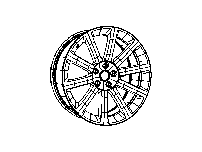 Mopar 5290991AE Aluminum Wheel