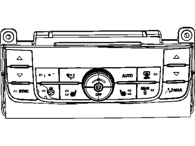 Mopar 55111236AB Air Conditioner And Heater Control
