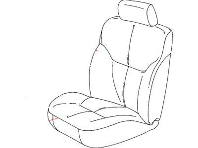 Mopar YJ651DVAA Front Seat Cushion Cover