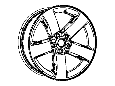 Mopar 1GP23GSAAC Aluminum Wheel