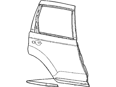 Chrysler PT Cruiser Door Moldings - RV18SW1AA