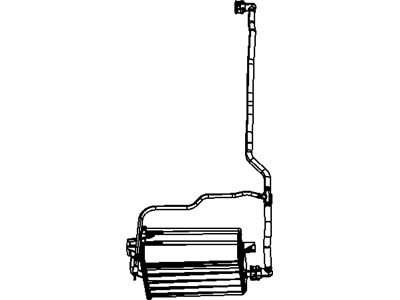 Mopar 55080019AB Tube-Control Valve To CANISTER