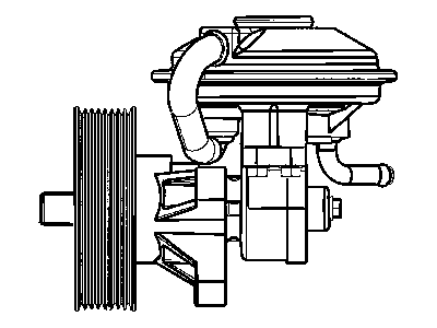 2003 Dodge Ram 2500 Vacuum Pump - 5102084AA