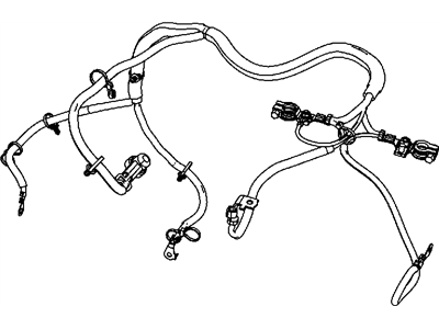 2011 Jeep Wrangler Battery Cable - 68058694AA